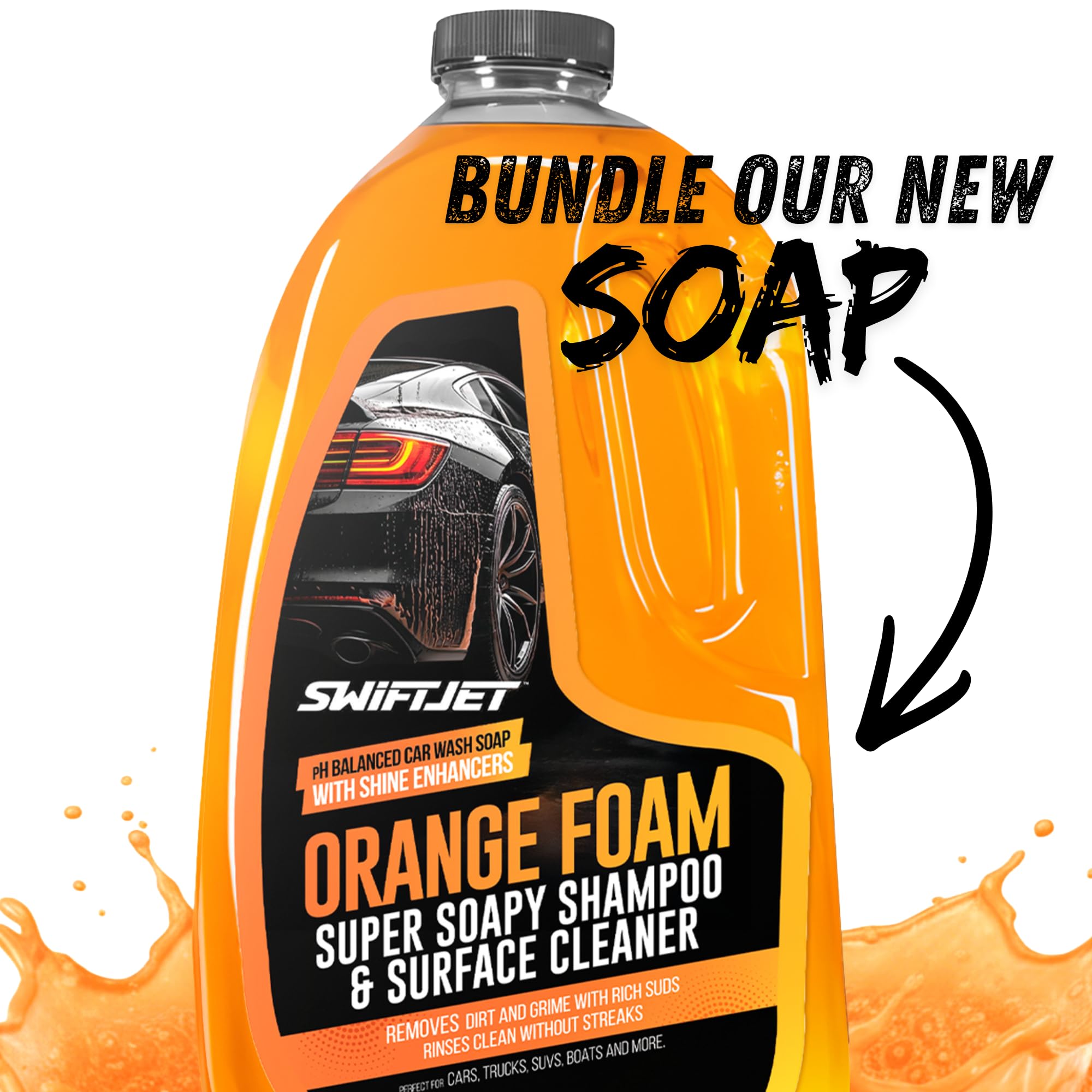 Amazon.com: SwiftJet Car Wash Foam Gun + Microfiber Wash Mitt